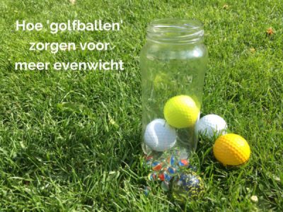 Hoe golfballen zorgen voor meer evenwicht